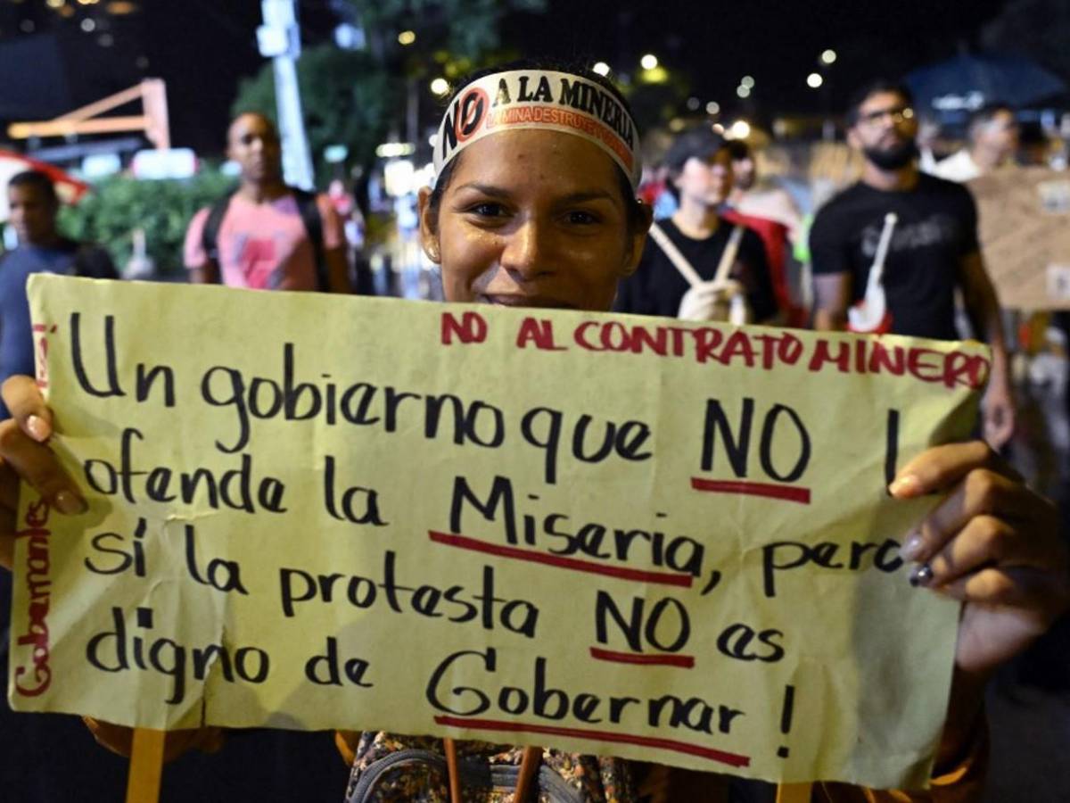 Panamá prohíbe nuevas concesiones mineras sin apaciguar las protestas