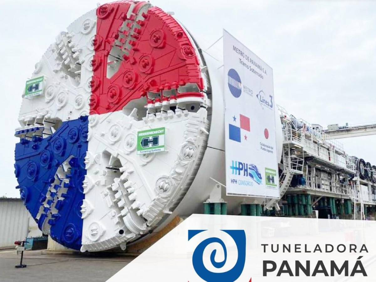 Panamá: llega máquina que perforará túnel para línea 3 del Metro