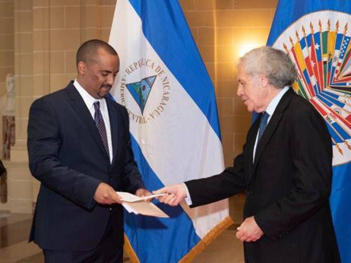Nuevo embajador de Nicaragua presenta credenciales ante la OEA