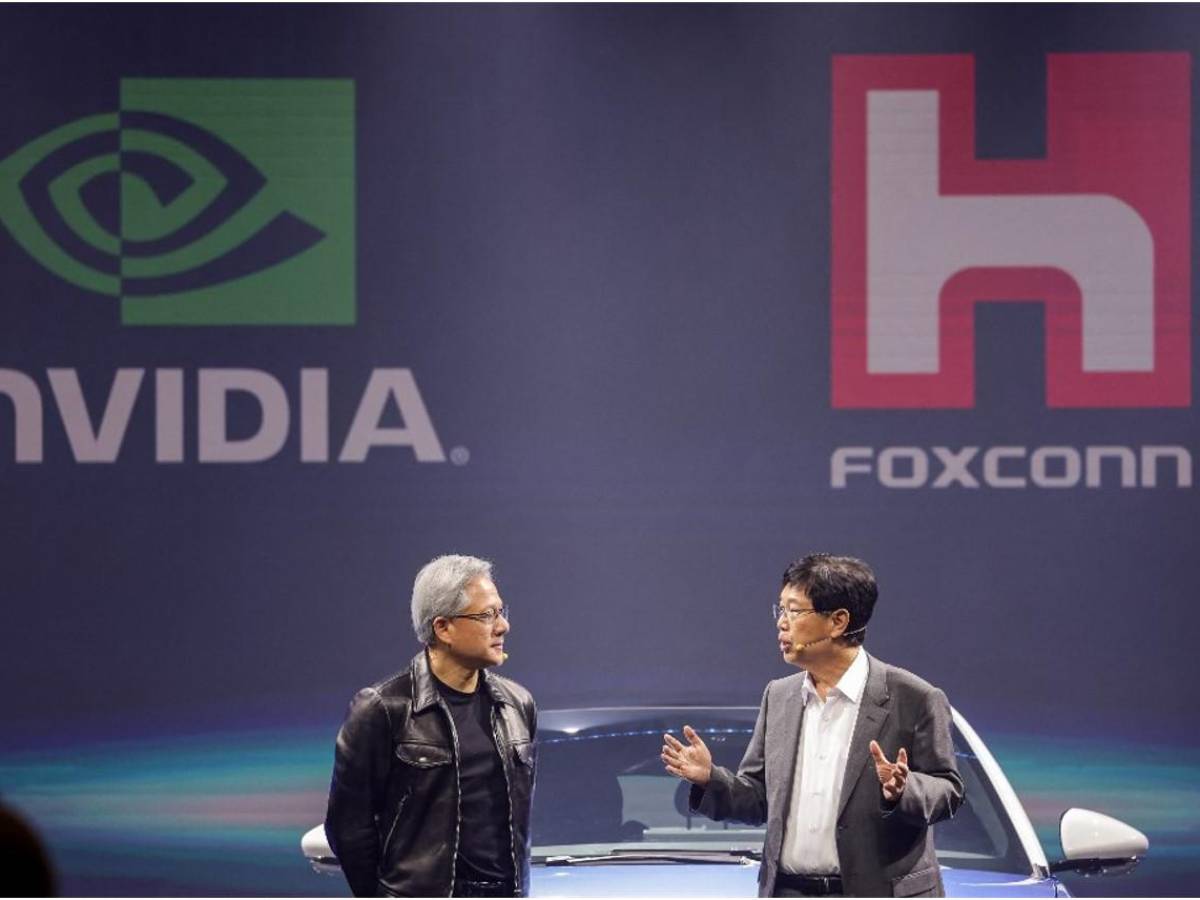 Gigantes Foxconn y Nvidia anuncian construcción de plantas de inteligencia artificial