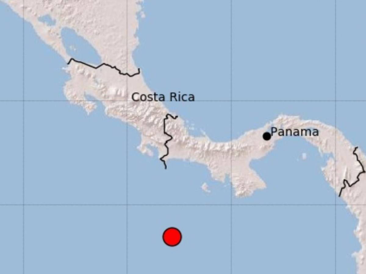 Sismo de magnitud 6,4 sacude Panamá sin dejar daños