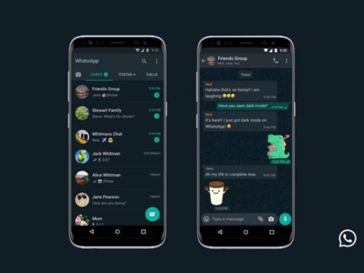 WhatsApp ya tiene modo oscuro en iPhone y Android