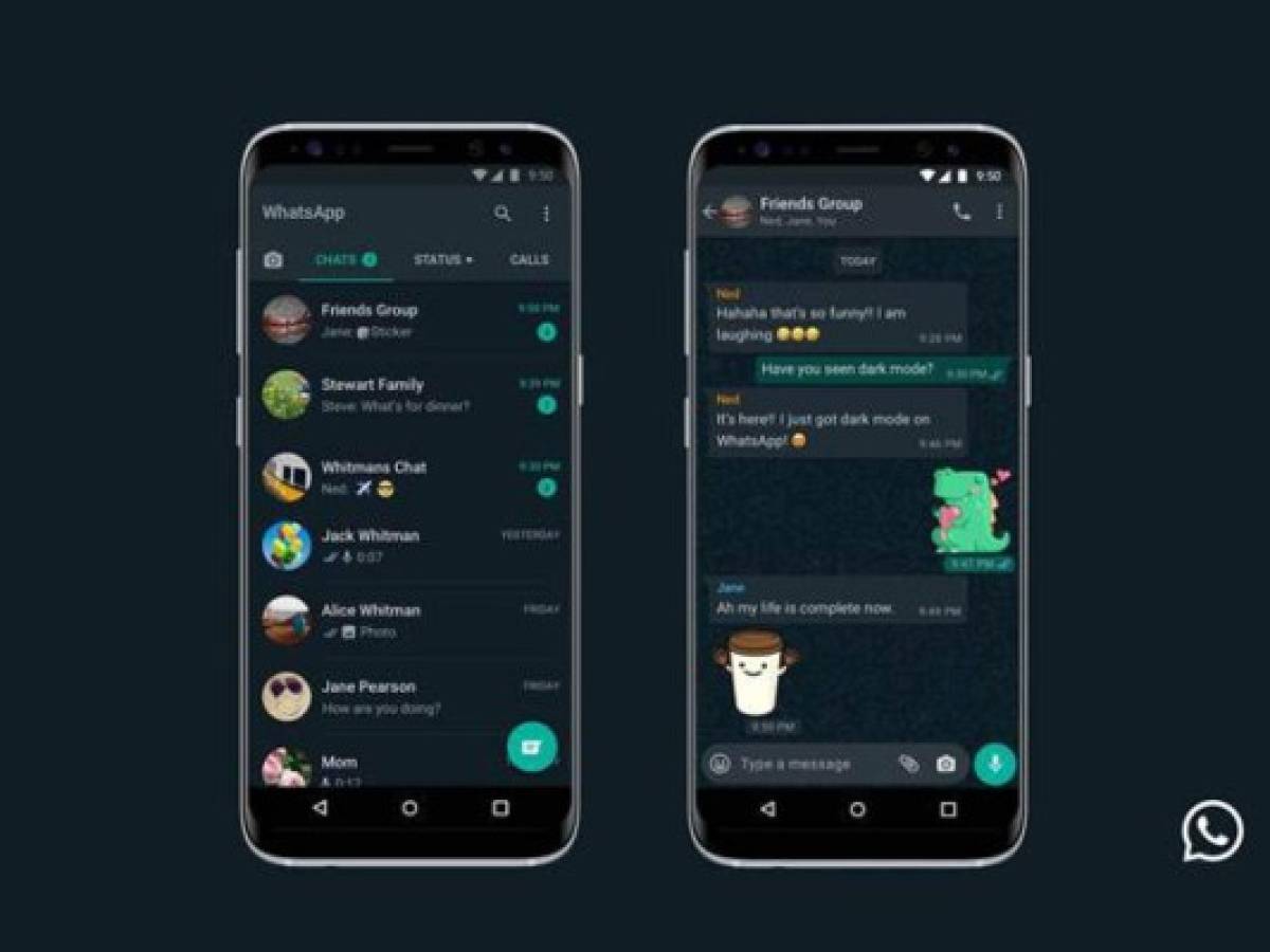 WhatsApp ya tiene modo oscuro en iPhone y Android