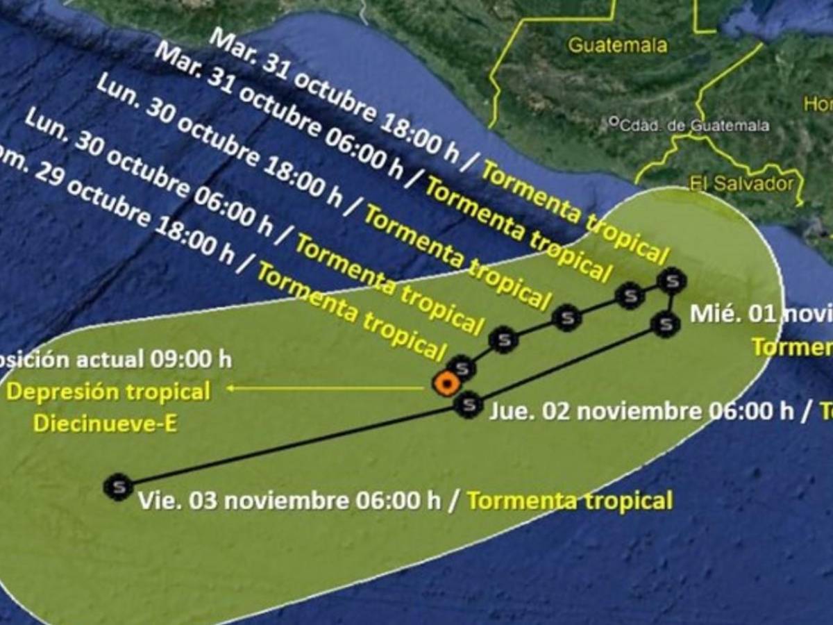 Centroamérica en alerta por desarrollo de Tormenta Tropical en el Pacífico