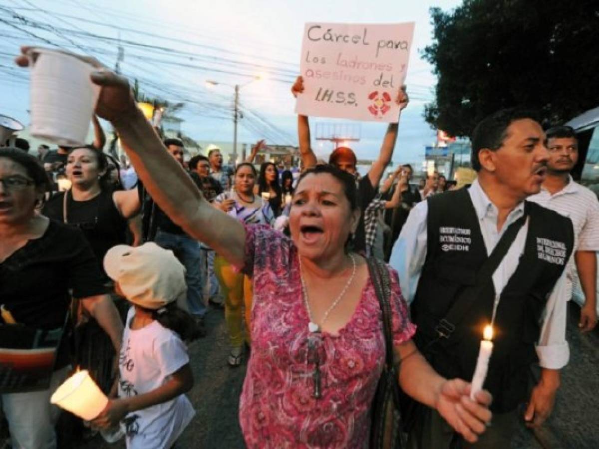 Protestan contra corrupción en Honduras