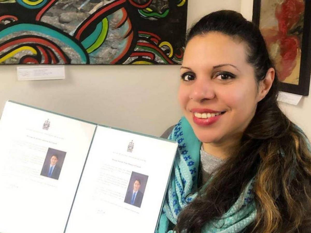 Arte de hondureña Melissa Torres es reconocido en Canadá