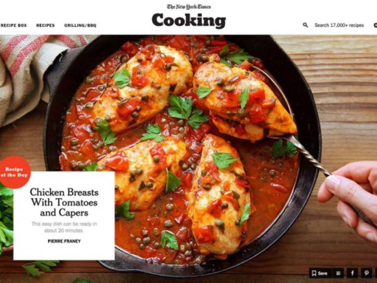 The New York Times ahora vende alimentos 'online'