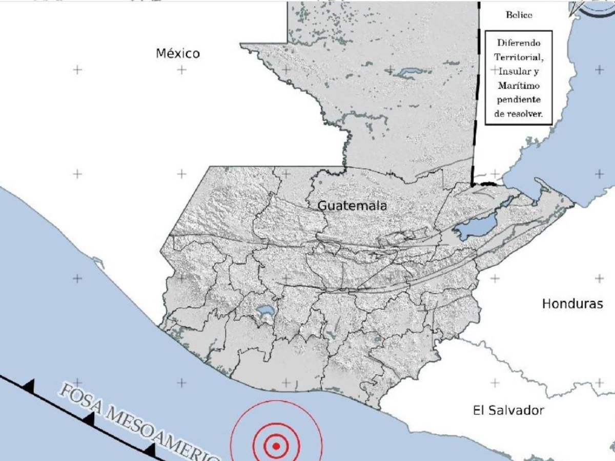 Sismo de magnitud 5,7 sacude Guatemala y El Salvador