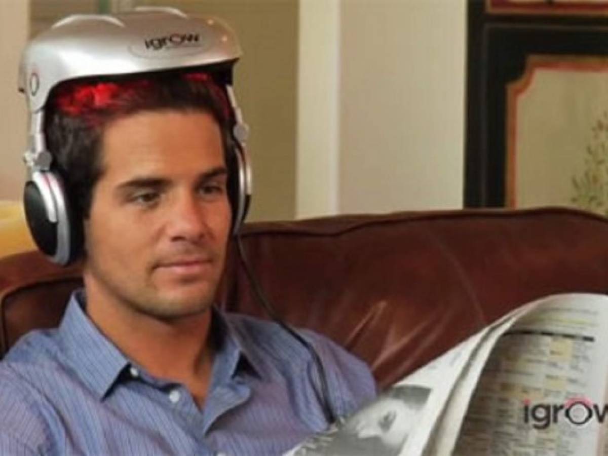 iGrow, un casco láser contra la calvicie