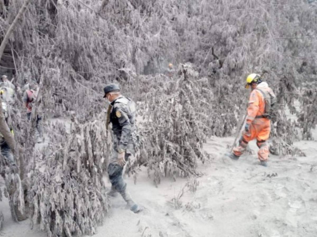 FOTOGALERÍA: El Volcán de Fuego sigue sin dar tregua a Guatemala