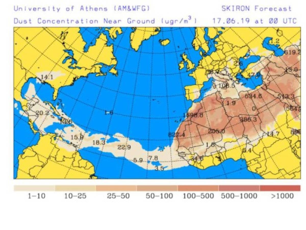 Lo que debes saber de la nube de polvo del Sahara