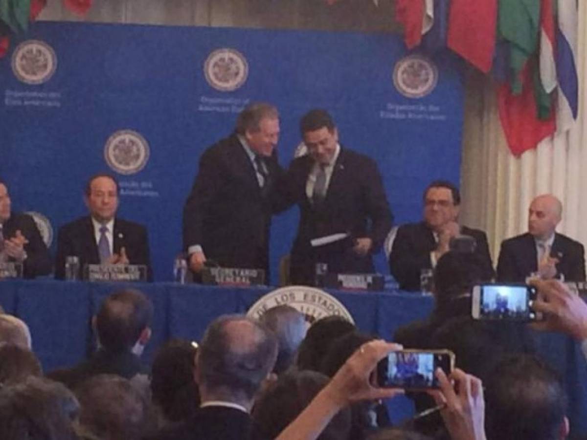 Honduras y OEA firman la instalación de la Maccih