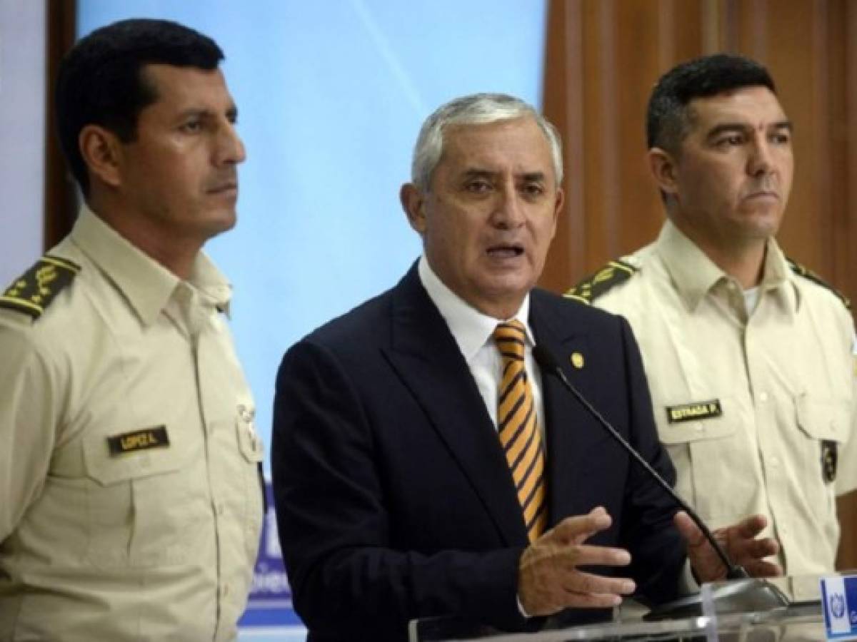 Otto Pérez declararía por escrito a comisión del Congreso por corrupción