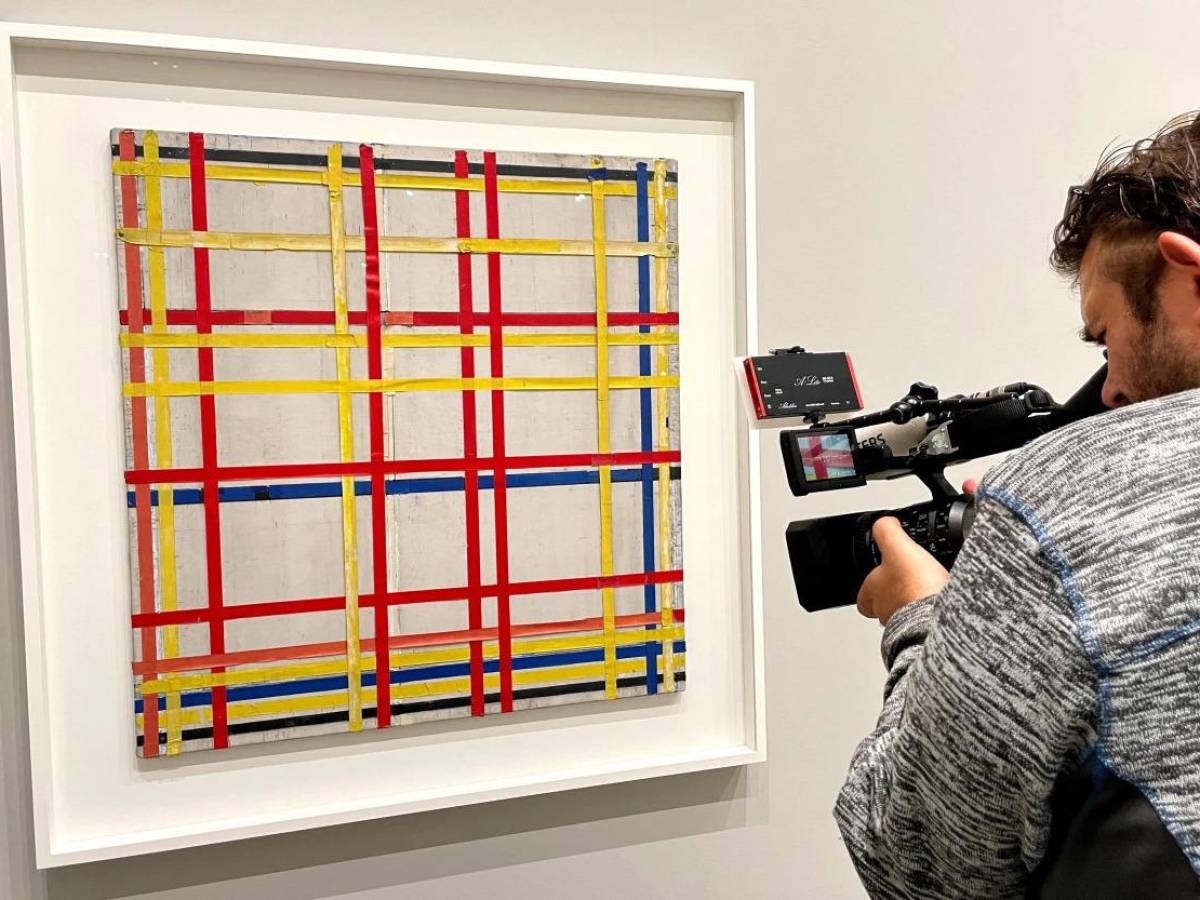 Un cuadro de Mondrian estuvo colgado al revés durante 77 años