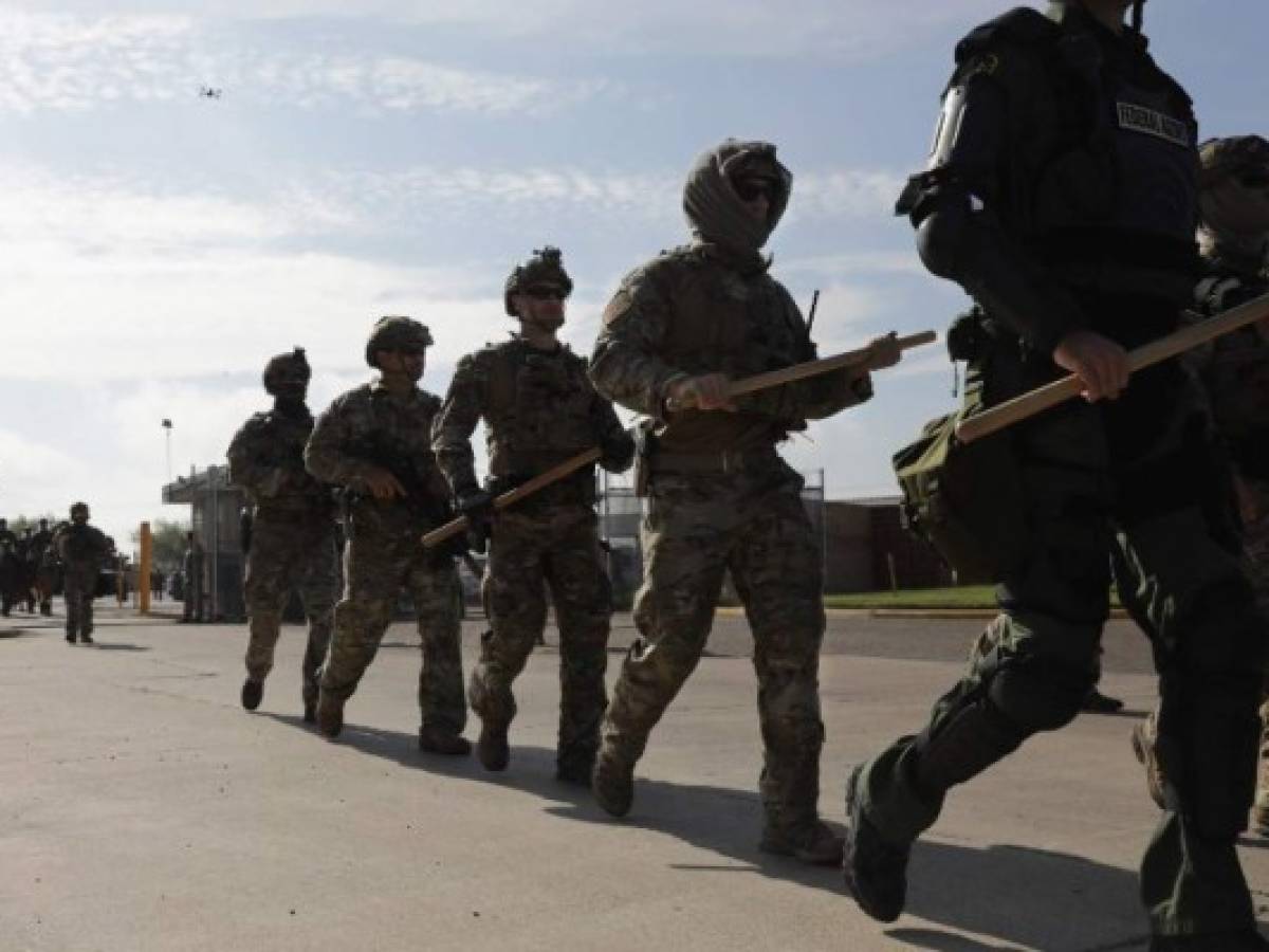 EEUU enviará otros 320 soldados a la frontera con México