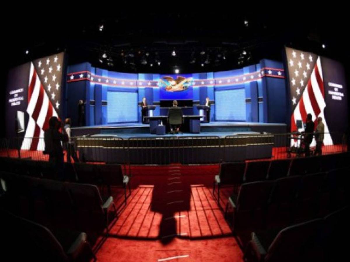 Clinton y Trump cara a cara en el último debate