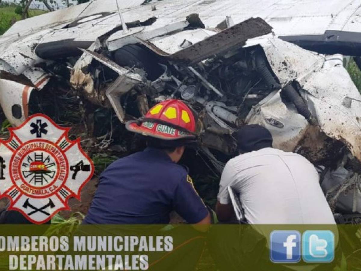 Guatemala: Dos muertos al desplomarse avioneta en Quezaltenango