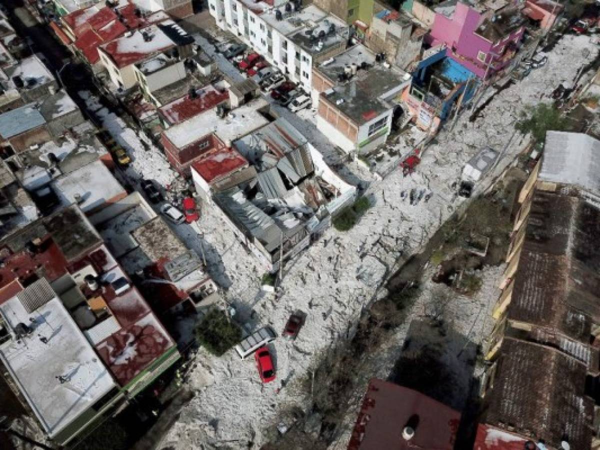 México: Inusual granizada cubre de hielo a Guadalajara