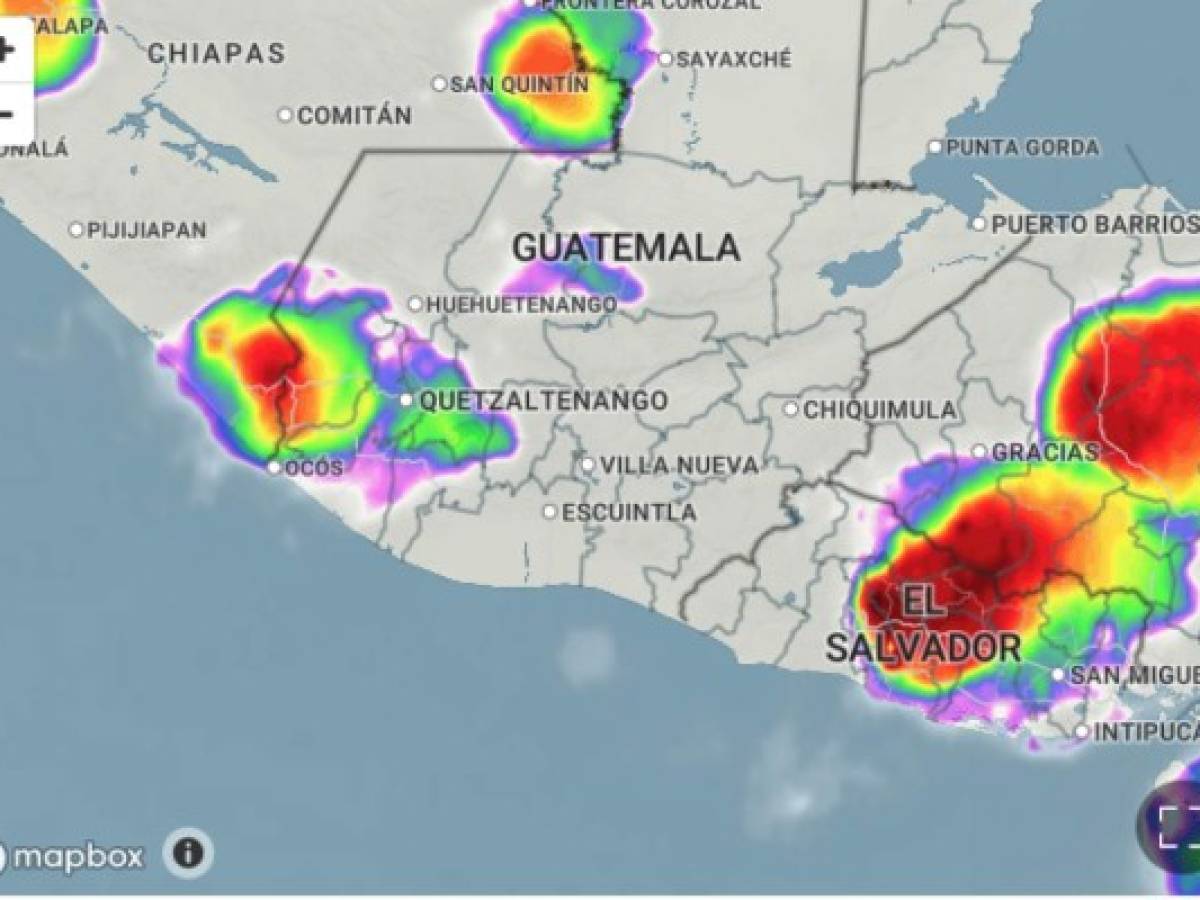 Lluvias en Guatemala afectan a más de 3.000 personas en 24 horas