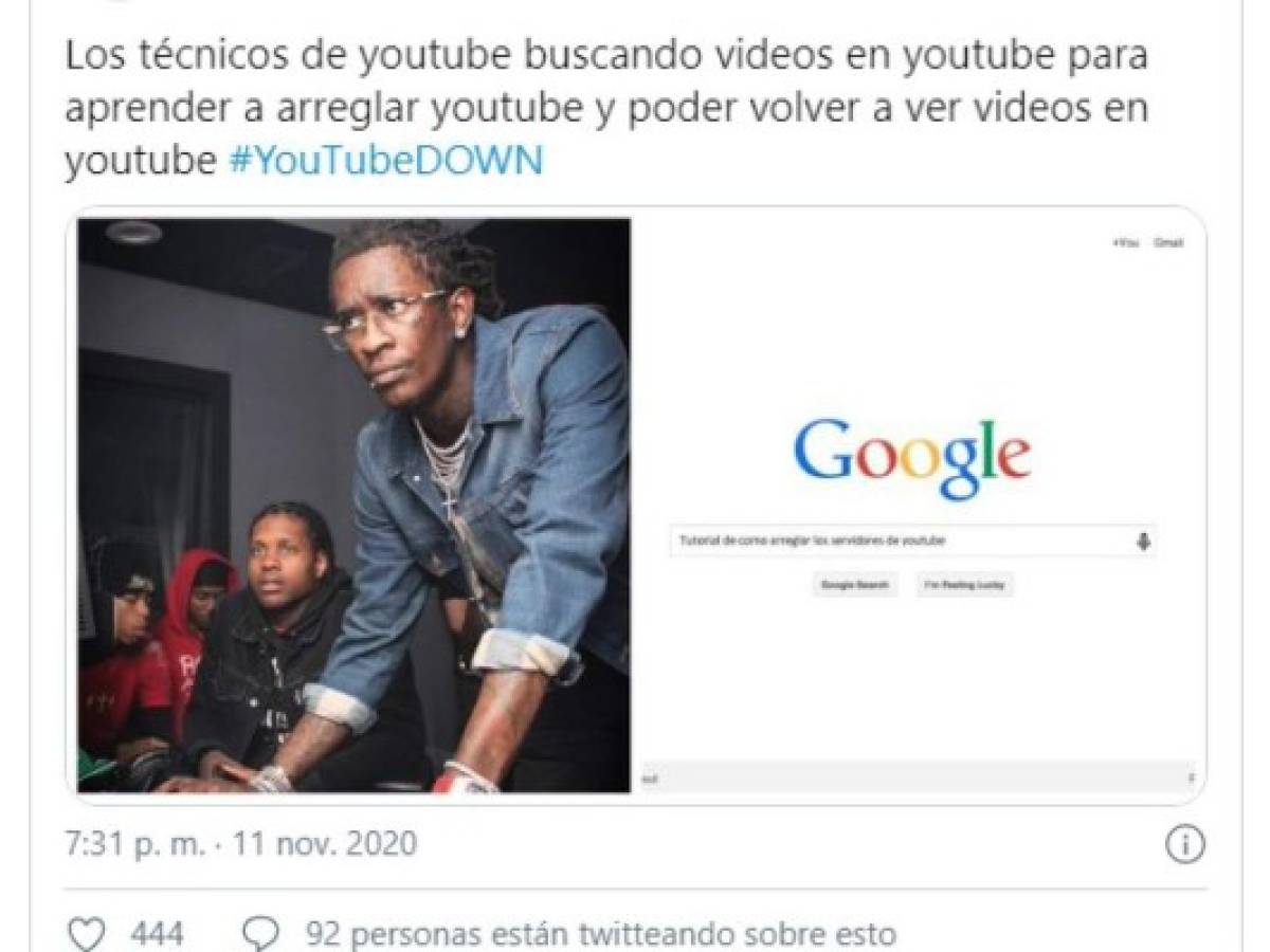 Esto dijo Youtube sobre sus fallas por más de dos horas en el mundo