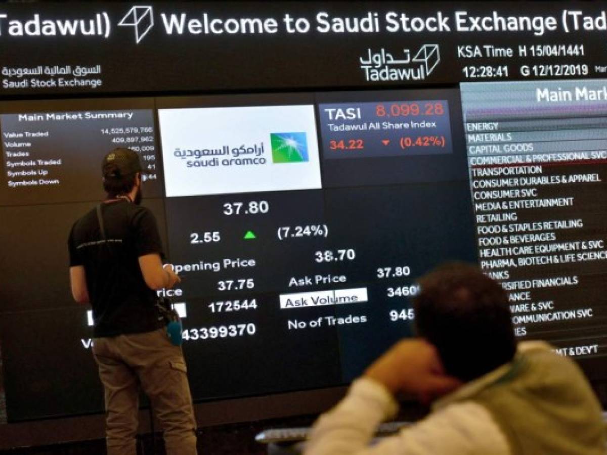 Aramco se acerca a una valorización de US$2 billones en la Bolsa de Riad