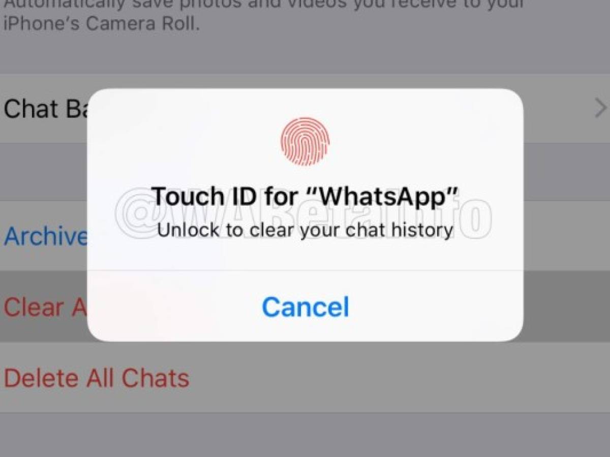 WhatsApp planea que protejas tus mensajes con tu huella dactilar