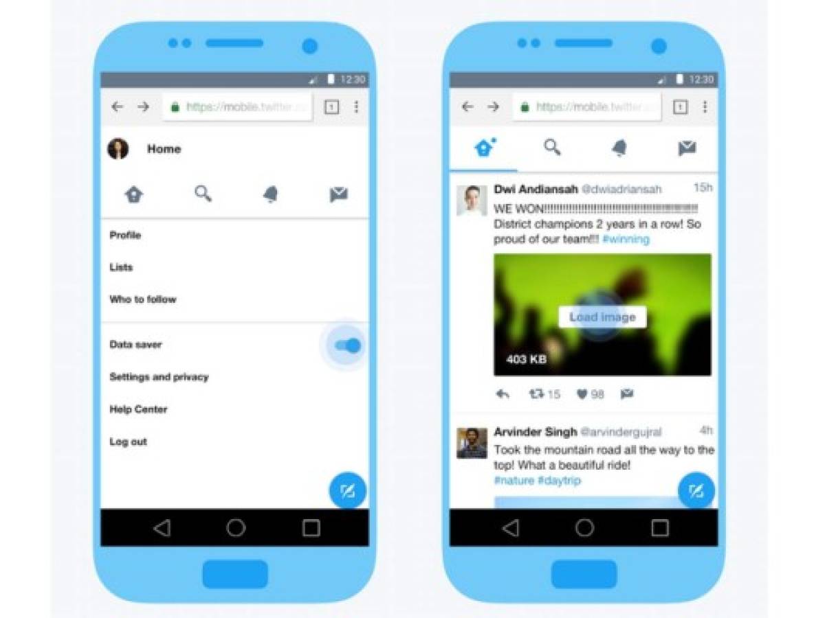 Twitter presenta una versión de bajo consumo de datos