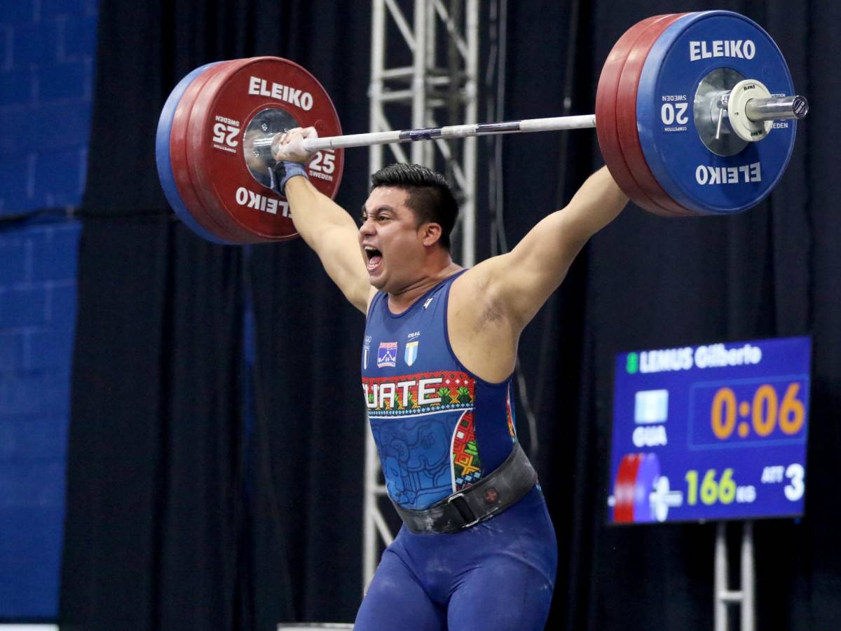 Gilberto Lemus puso en alto a Guatemala al ganar oro y plata en el Campeonato Panamericano de levantamiento de pesas