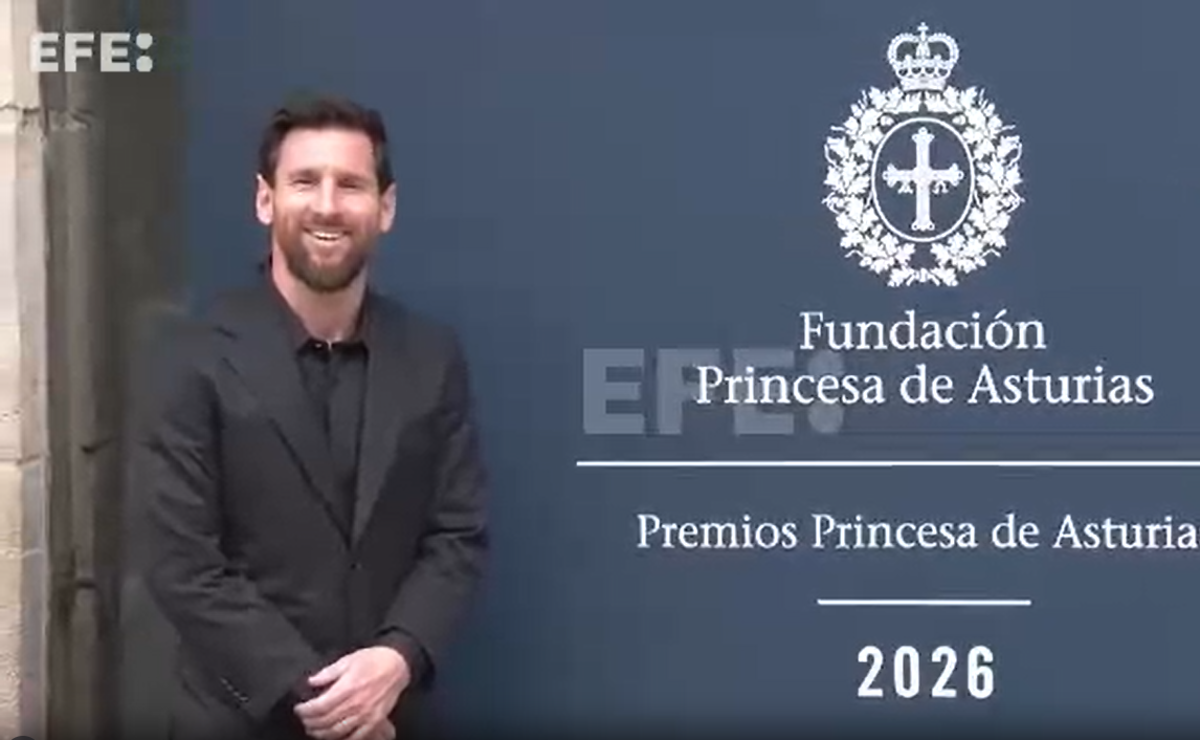 Messi, emocionado por el Premio Princesa de Asturias