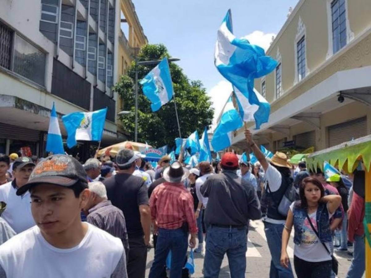 Guatemala: La Plaza se convirtió en un mosaico humano