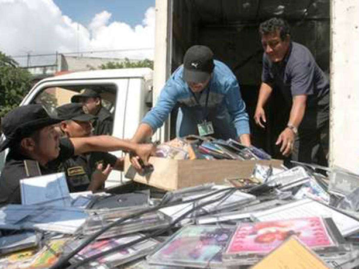 Fisco guatemalteco pierde US$60 M anuales por piratería