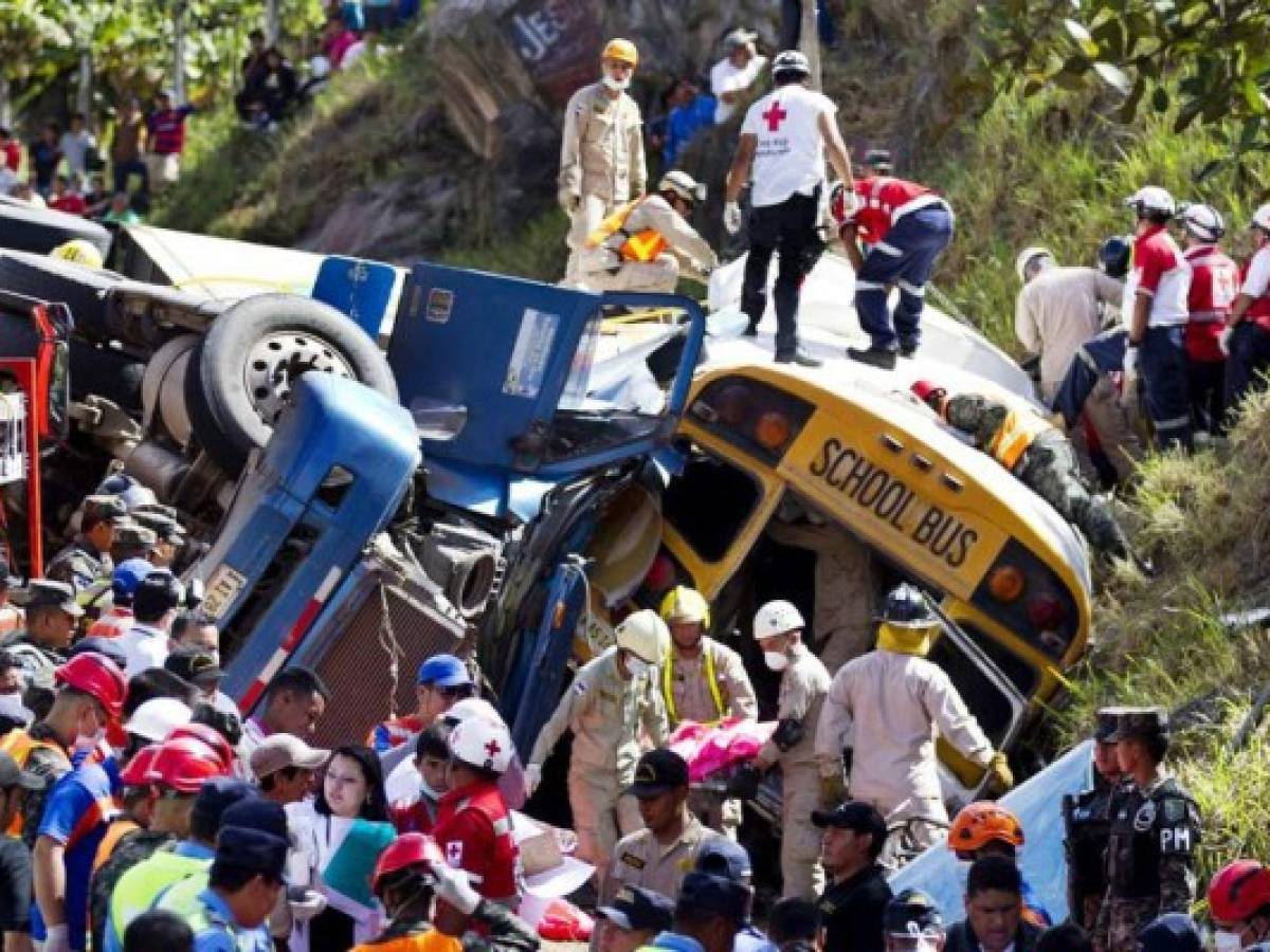 24 muertos en tragedia vial en Honduras