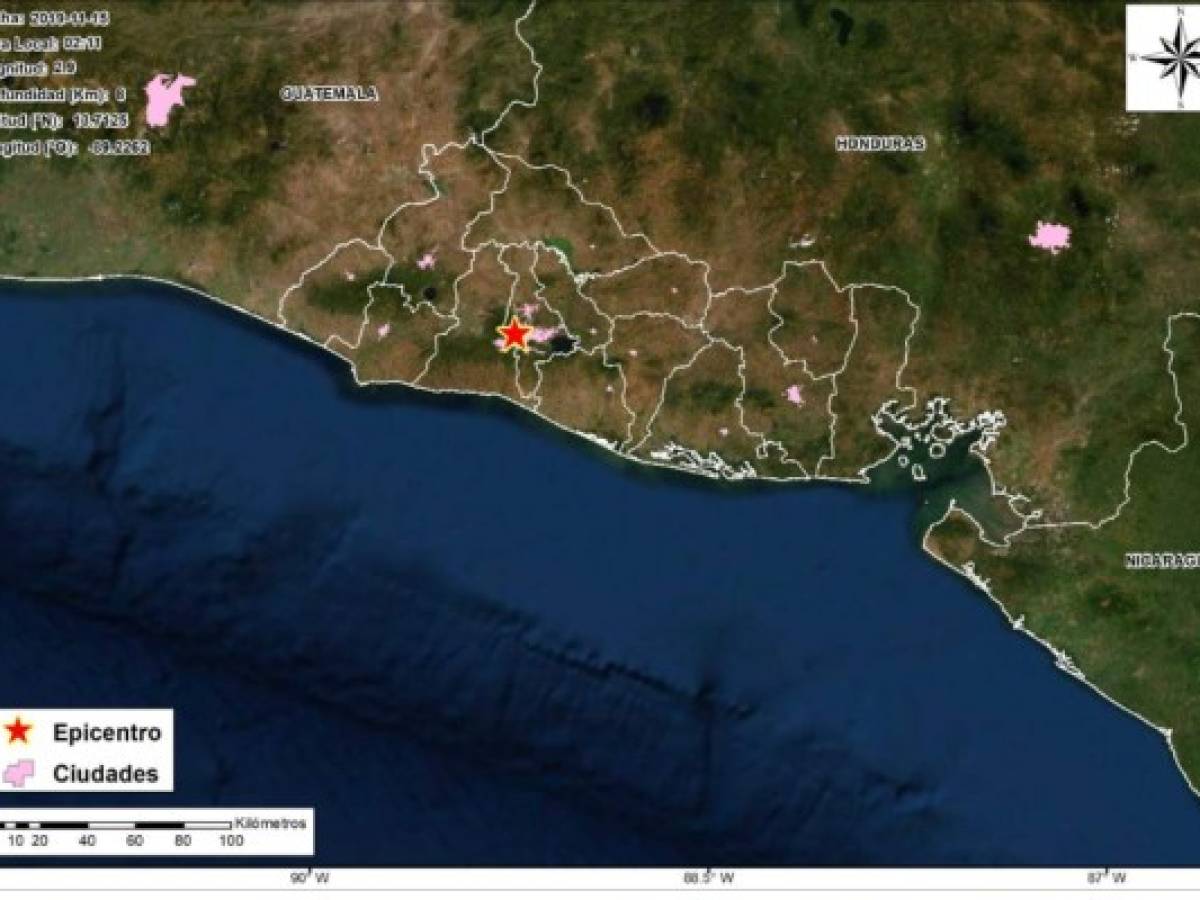 El Salvador: San Salvador es afectada por una 'serie' sísmica