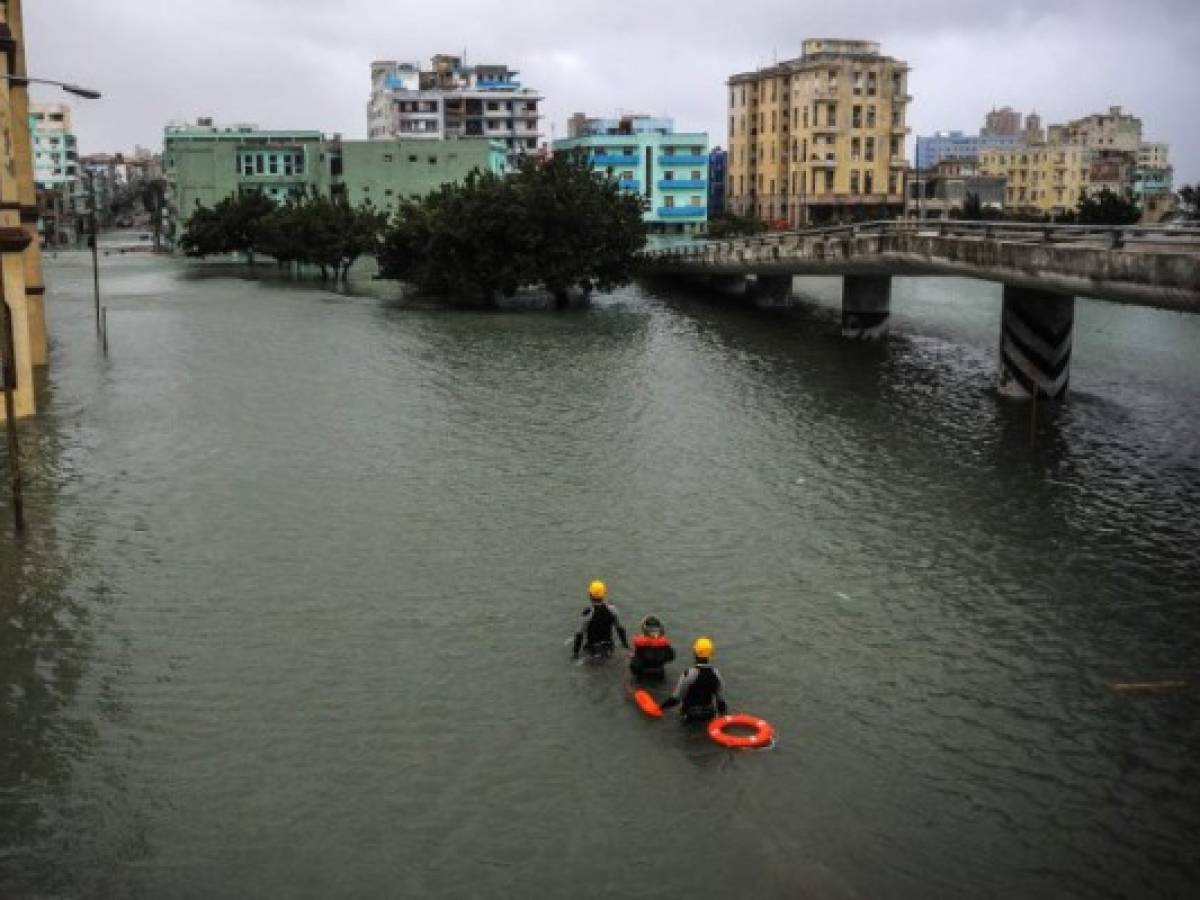 Huracán Irma: La Habana sigue inundada y sin electricidad