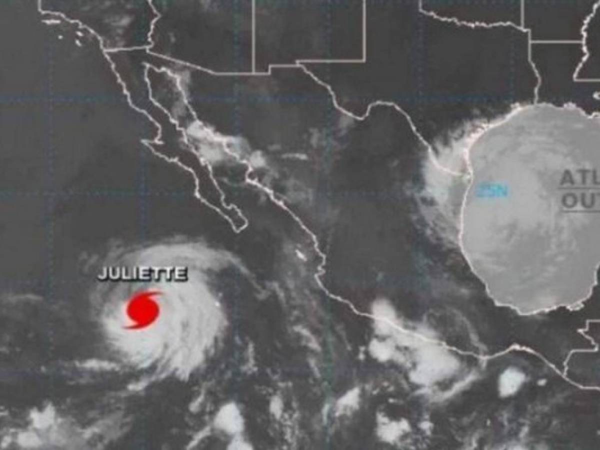 Huracán Juliette sube a categoría 3 en el Pacífico