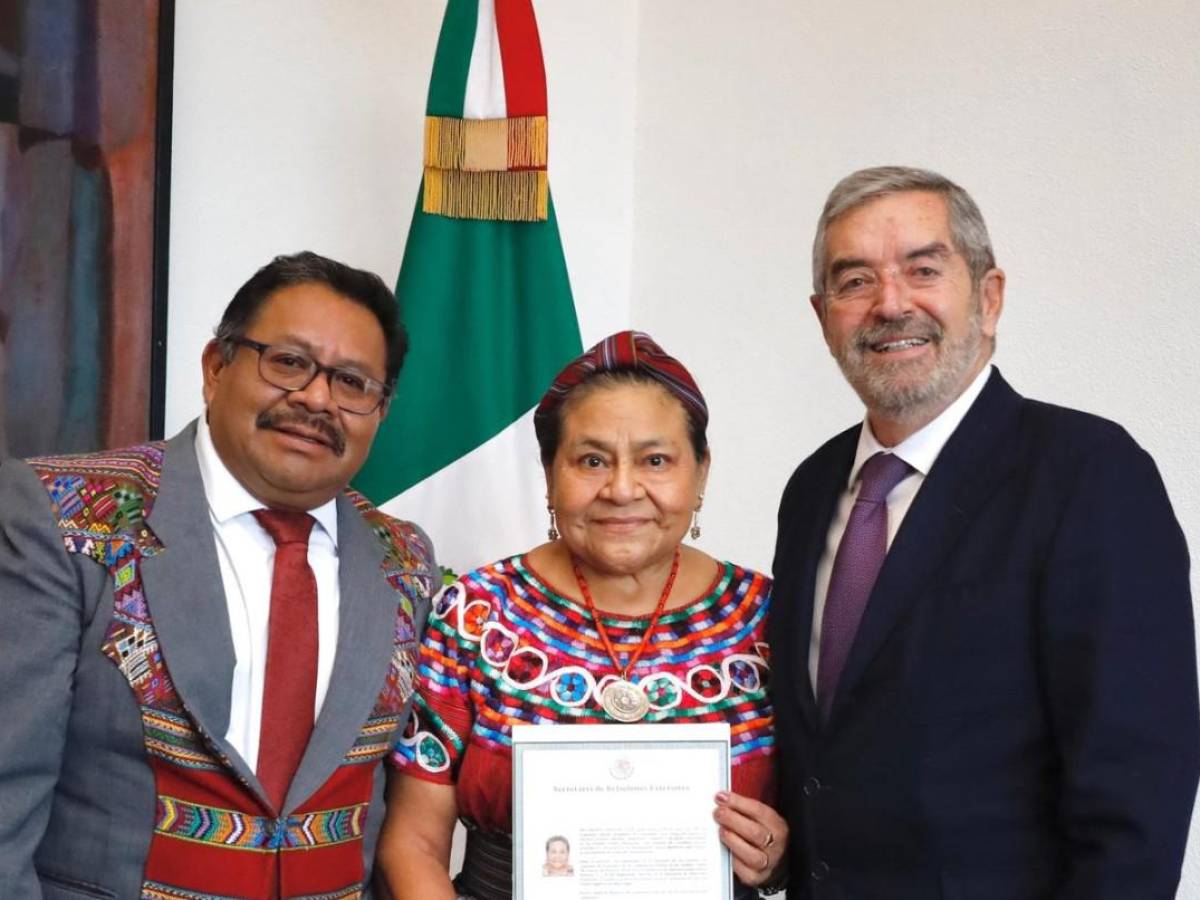 ¿Rigoberta Menchú ahora es mexicana?