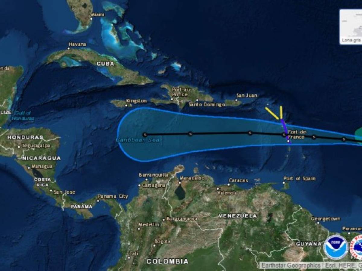 Honduras y Nicaragua vigilan el rumbo de tormenta tropical Isaac