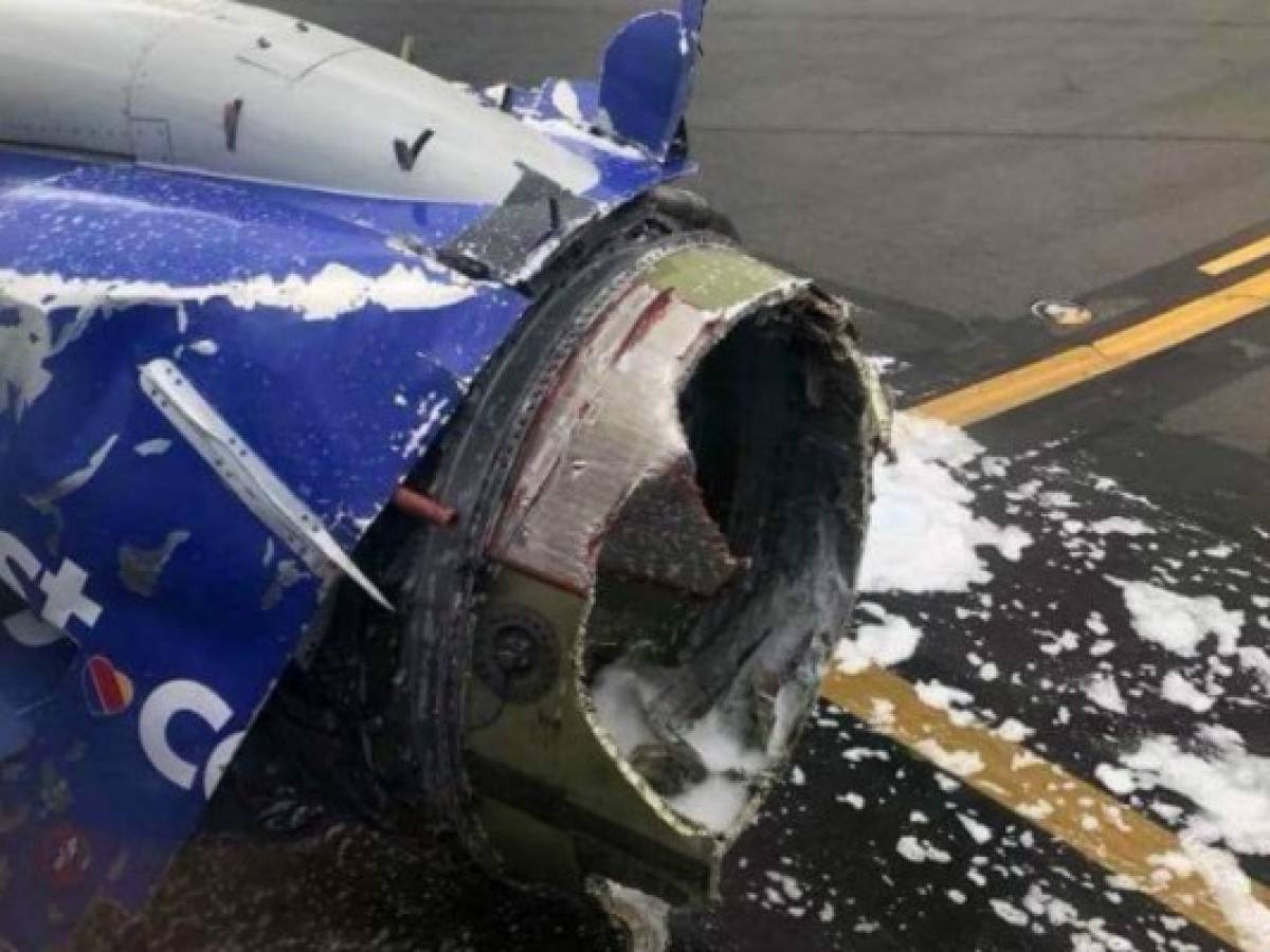 La falla de un motor en avión Southwest deja un muerto