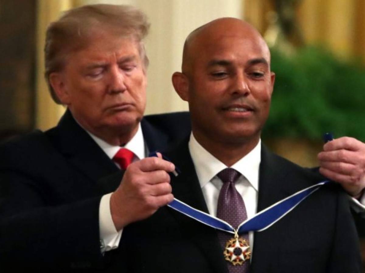 Panameño Mariano Rivera recibe Medalla Presidencial de la Libertad