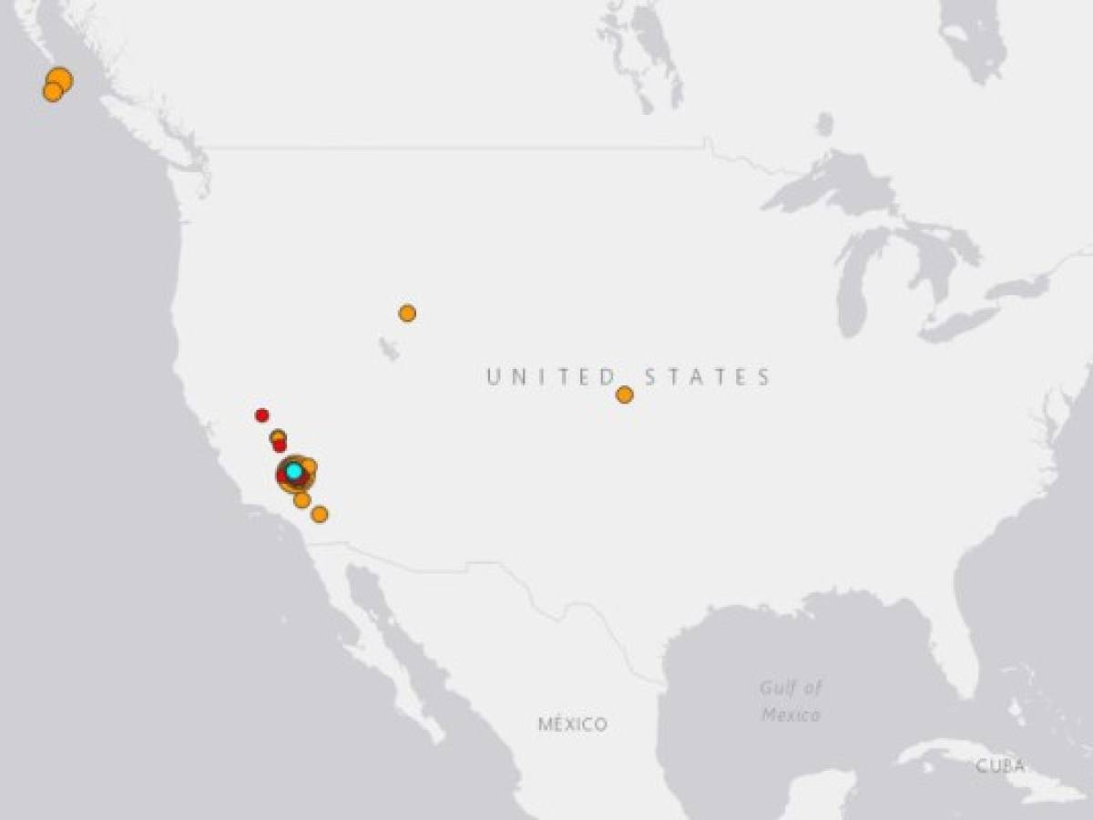 Sismo de magnitud 7,1 grados sacude al sur de California