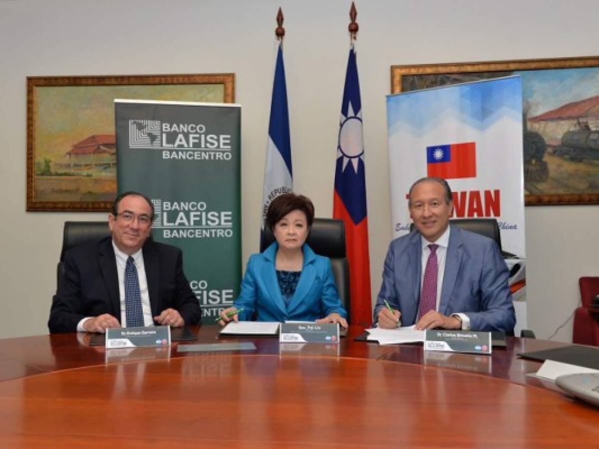 Lafise Bancentro y Eximbank (Taiwán) con línea de crédito