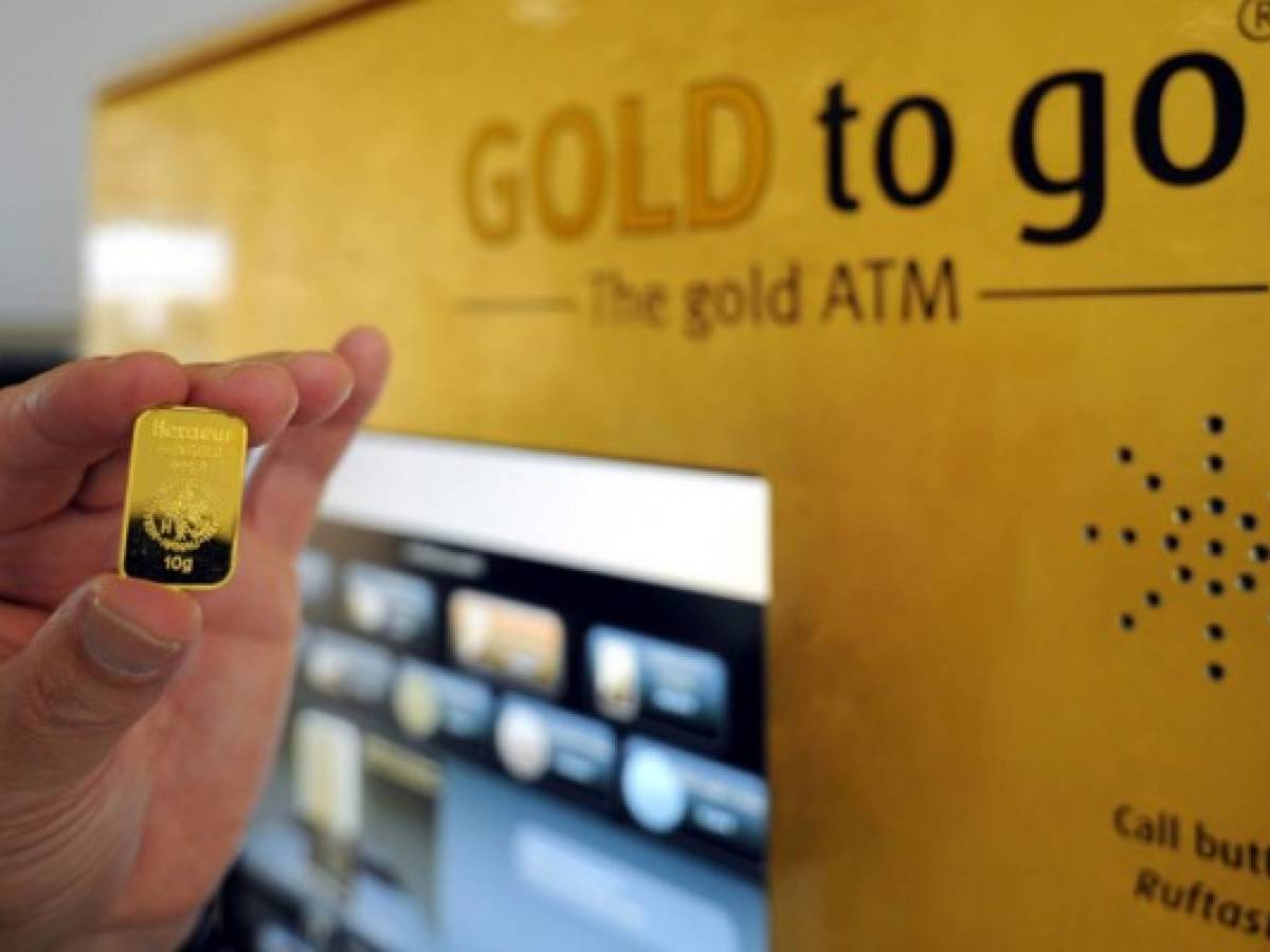 El cajero electrónico que dispensa lingotes de oro