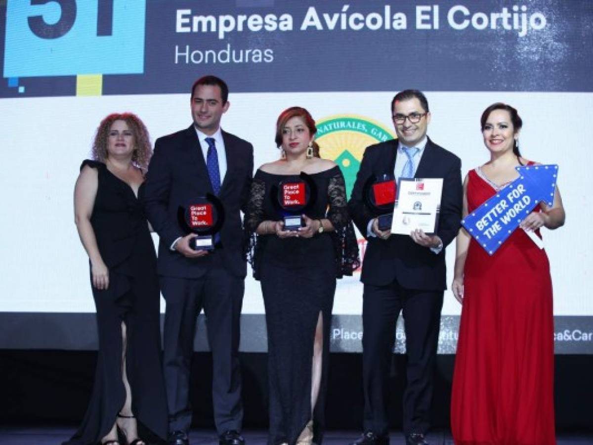 FOTOGALERÍA: Así se vivió la gala de Los Mejores Lugares para Trabajar en Centroamérica y Caribe 2019