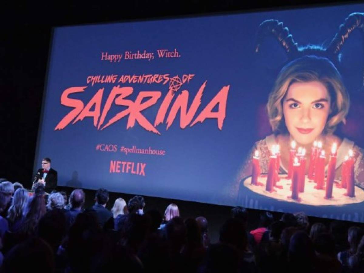 LOS ANGELES, CA - OCTOBER 19: Roberto Aguirre-Sacasa speaks onstage at Netflix Original Series 'Chilling Adventures of Sabrina' red carpet and premiere event on October 19, 2018 in Los Angeles, California. Charley Gallay/Getty Images for Netflix/AFP
