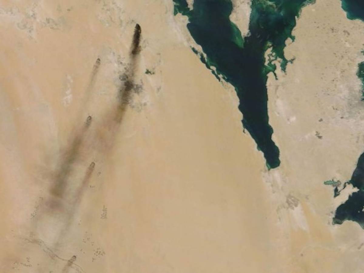Fuerte reducción de la producción de petróleo en Arabia Saudita tras ataque con drones
