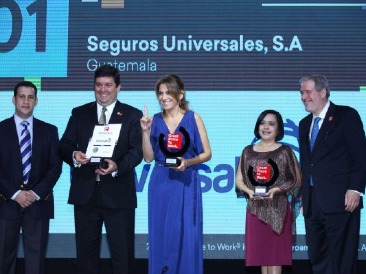 FOTOGALERÍA: Así se vivió la gala de Los Mejores Lugares para Trabajar en Centroamérica y Caribe 2019