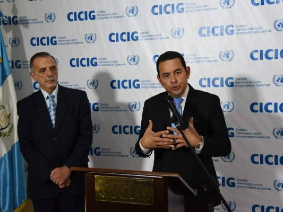 Guatemala: Morales consolida vínculo con la CICIG