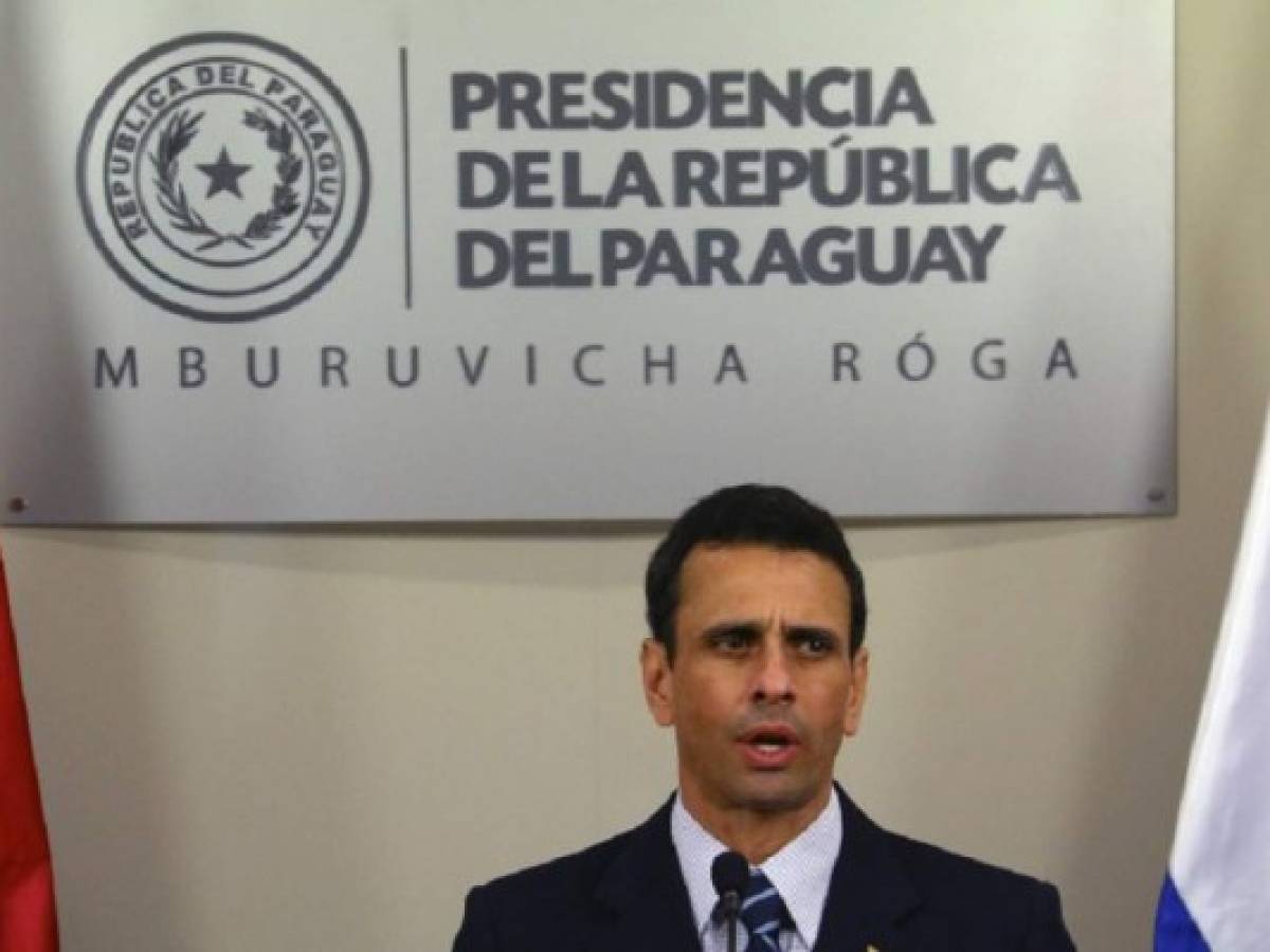 Capriles: 'Venimos a pedir que no nos dejen solos'