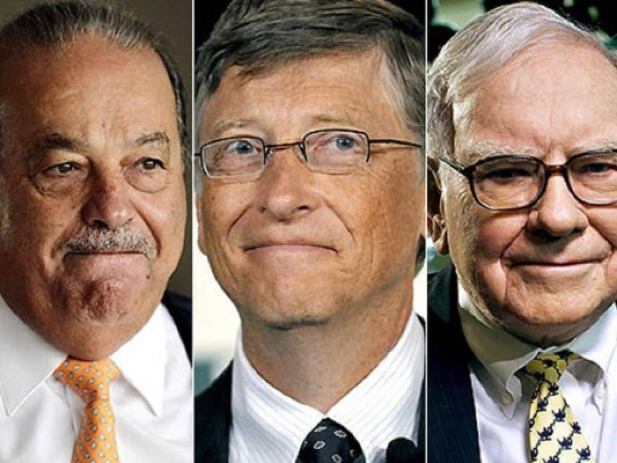 Gates, Slim y Buffett ganaron US$100.000 por minuto en 2014    