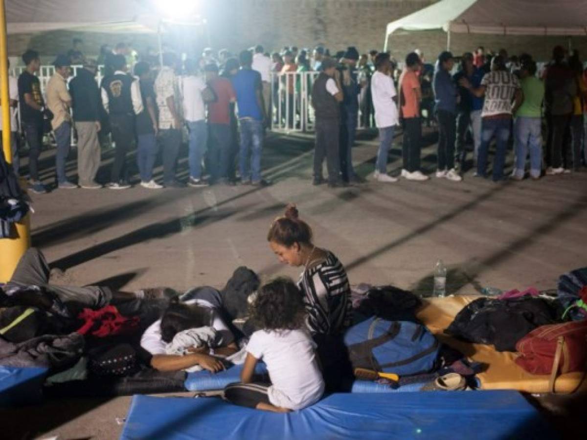 México: 1.700 migrantes centroamericanos se estacionan en frontera con EEUU